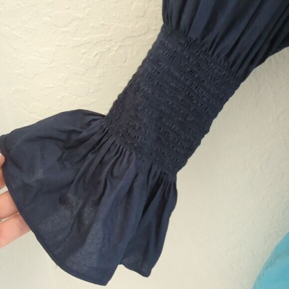 Figue Bella Blue Cotton Dress - Refined Boho - Picture 6 of 11